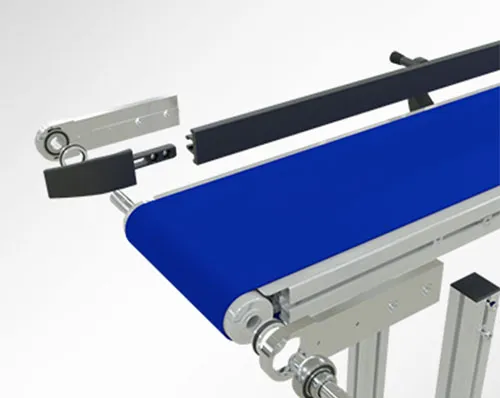 A conveyor belt from the CS series, assembled using the Alusic configurator.